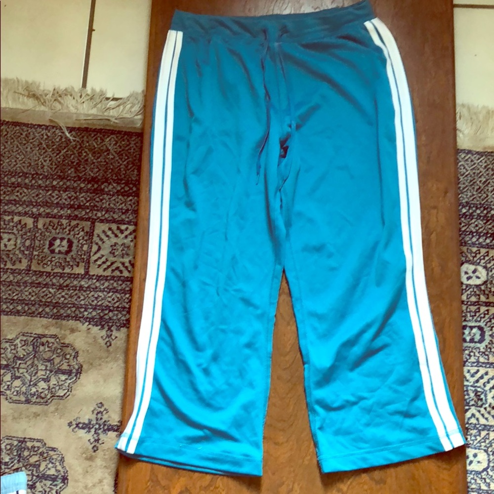 Bold Spirit Teal Athletic Drawstring Pants